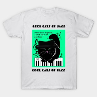 Cool Cats of Jazz-jazz music T-Shirt